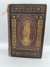 Antique -Life of the Blessed Virgin Mary by Abbe Orsini 1878 Edit. HC Book RARE