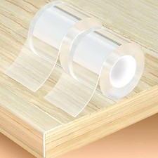 Clear Soft Corner Protectors Furniture Strip 2.56 Inch x 13.12Ft Guard 2 Roll