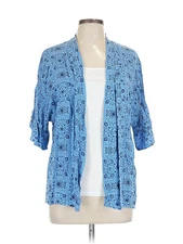 Ruby Ribbon Women Blue 3/4 Sleeve T-Shirt L