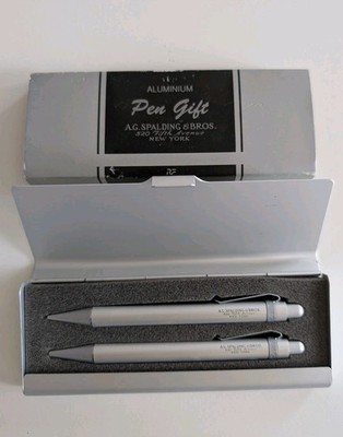 A.G.Spalding & Bros Kugelschreiber & Mechanischer Bleistift Set - Vintage 