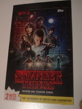 Topps Stranger Things Season One Hobby Box Opened Rare