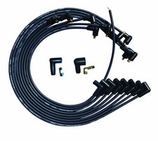 Moroso 51029 Ultra Series Black Spark Plug Wires Small Block Chevy Under Header