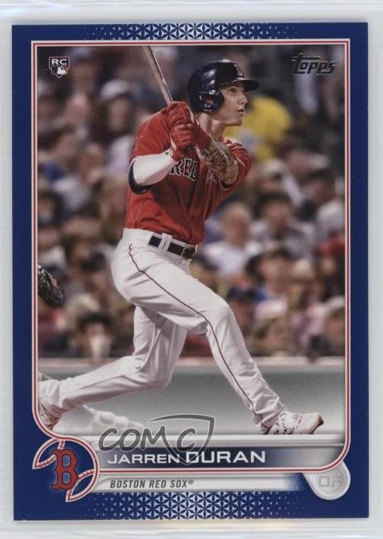 2022 Topps Series 1 Royal Blue Jarren Duran #187 Rookie RC 13sp