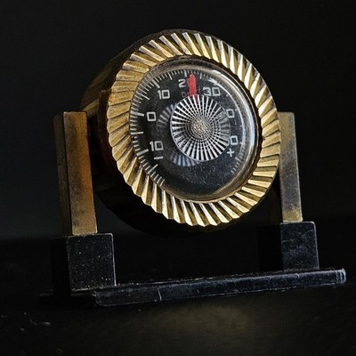 Thermometer Kompass zwei in einem Retro-Stil Gelenkhalterung funktionsfähig