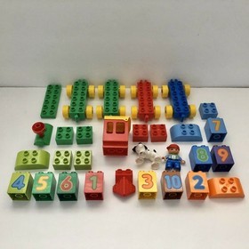 Lego 10558 Duplo Number Train Building Bricks Complete Blocks Figure Dog Toy