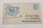 Civil War Letter CSA Patriotic Cover - Jeff Davis Stamp #A4 Not Mailed
