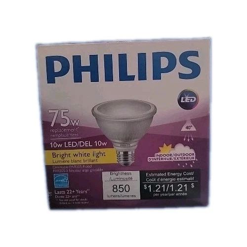 Philips Dimmable LED PAR30S Flood Bright White Light Bulb FS 75w Replacement. - Image 2 of 4