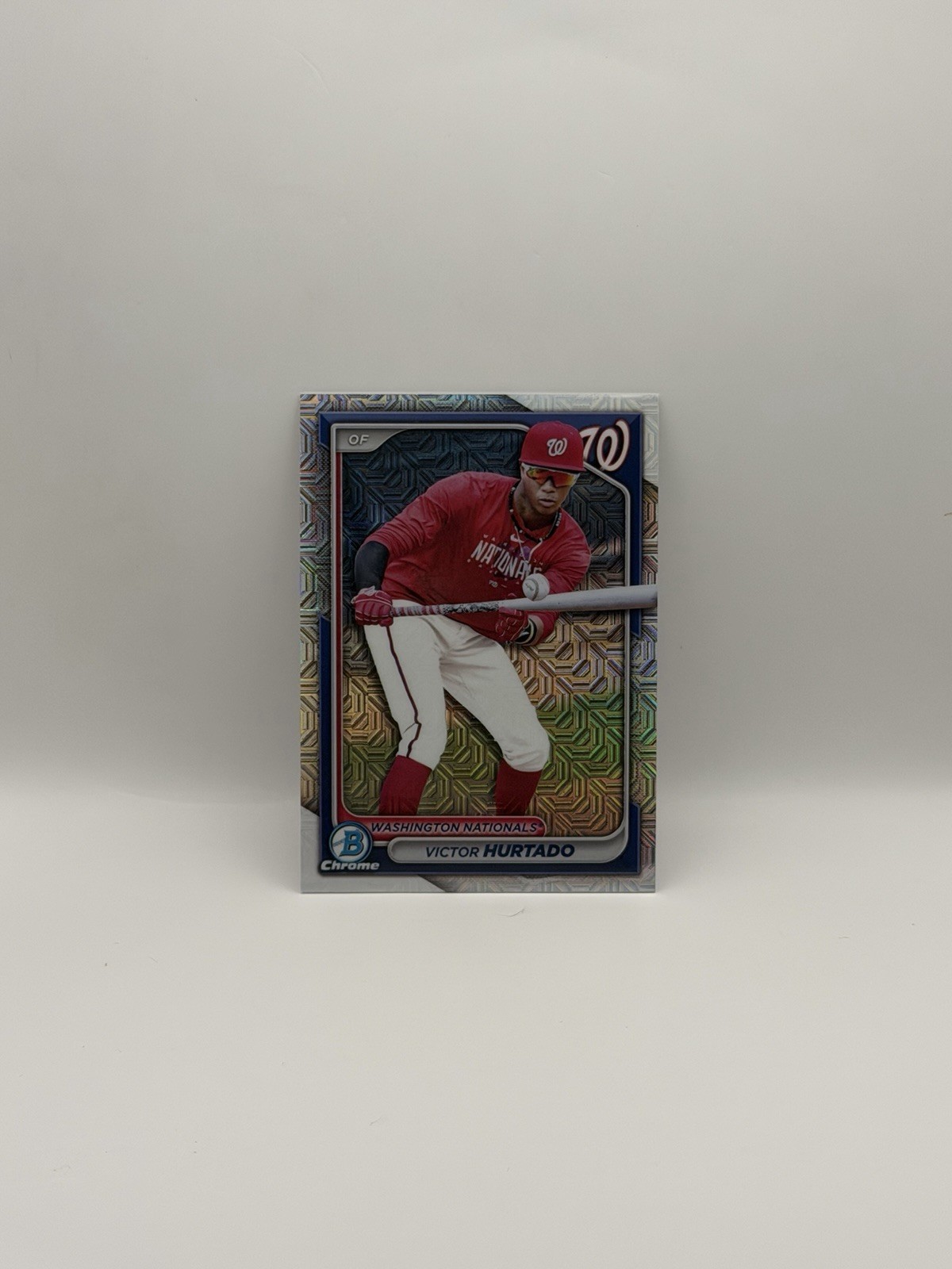 2024 Bowman Chrome Victor Hurtado Image Variation Mojo #BCP-223 NATIONALS