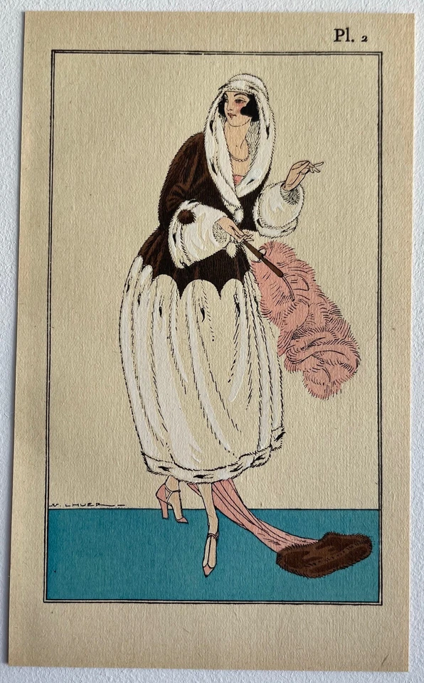 Mode Gravure couleur de 1921 - Photo 1/1