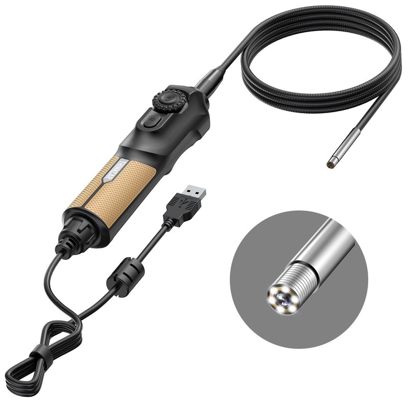 3in1 Borescope Endoscope 6 LED Inspection Scope Camera For Android Cell Phone/PC