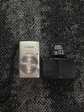Canon PowerShot ELPH 180 Silver 8x Zoom Camera Built-in Flash Battery Charger