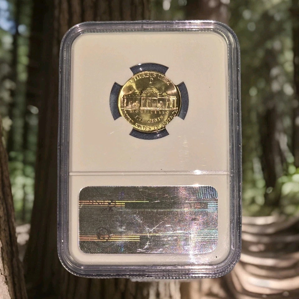 1943-D Jefferson Nickel • Silver Wartime • NGC MS67 5FS • Stunning Luster • Prem - Image 3 of 4