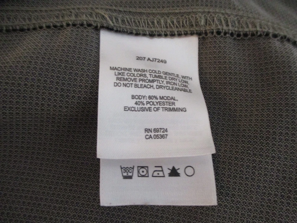 Camisa Columbia Abotonada Para Hombre Talla 2XT Gris Manga Larga Foto 4 de 4