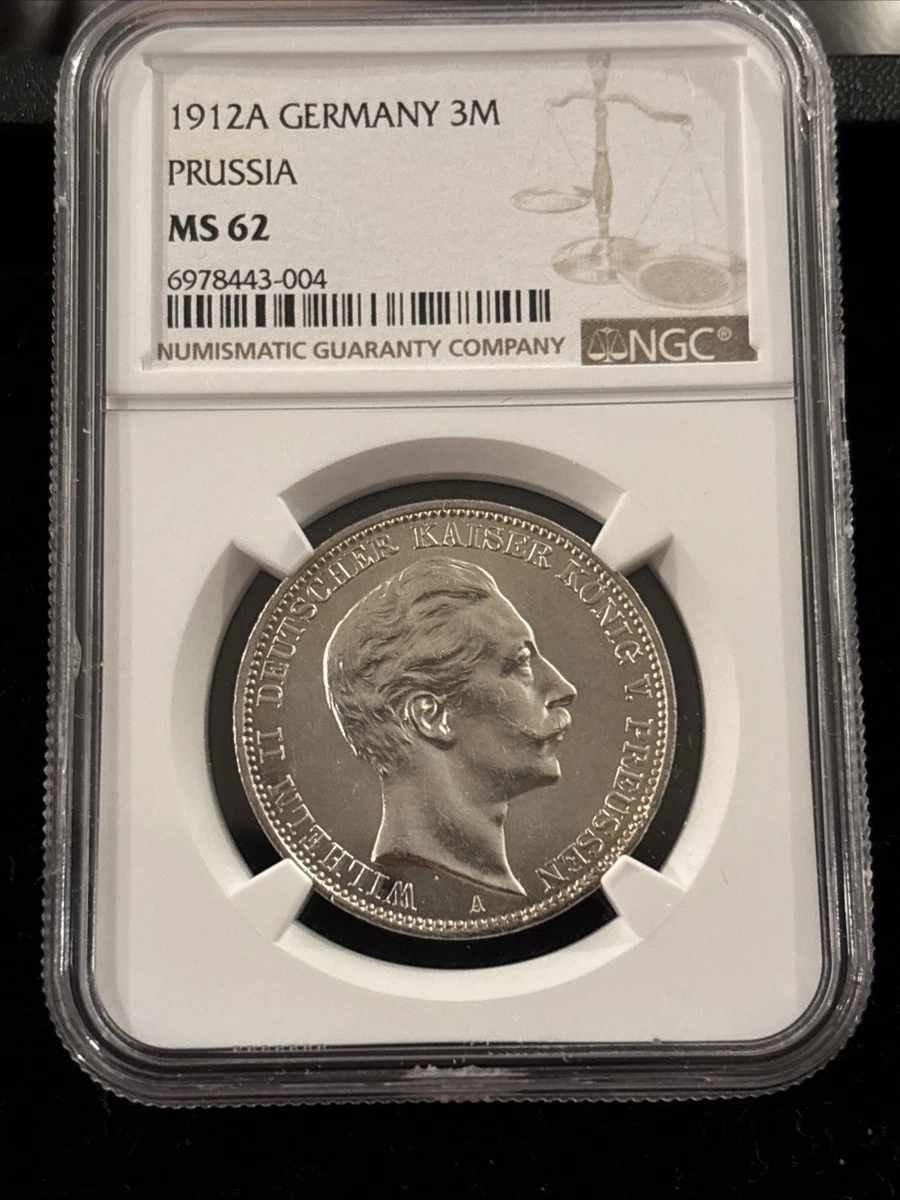 未曾流通1912 年德国硬币| eBay