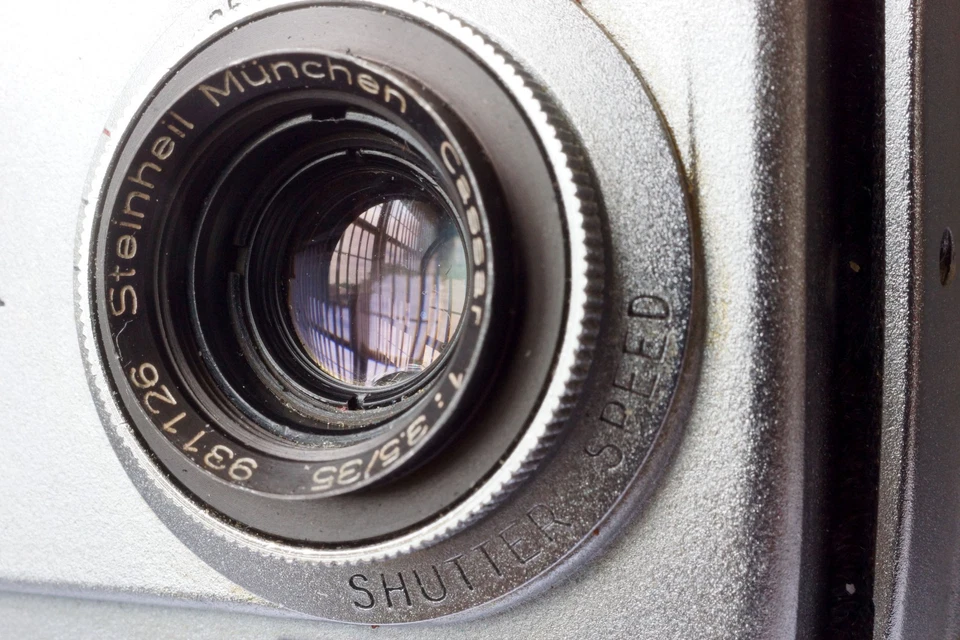 Cámara estéreo Kin-Dar 35 mm Steinheil Munchen Cassar 35 mm f/3,5 lente con manual Foto 4 de 4