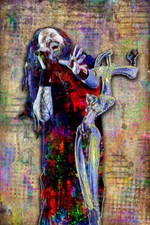 Jonathan Davis of KORN Poster, K.O.R.N. Gift, Korn Tribute Fine Art Free Ship US
