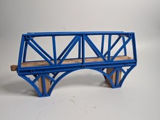 Thomas and Friends Wooden Railway Sodor Bay Bridge Blue Plastic Wood Trackbed