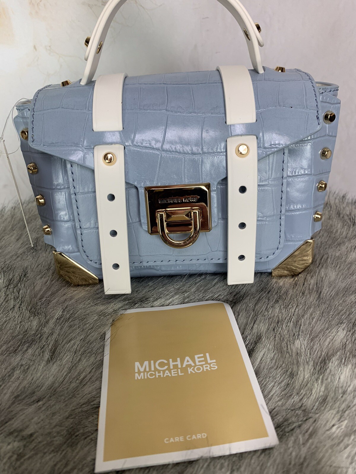 michael kors crocodile crossbody