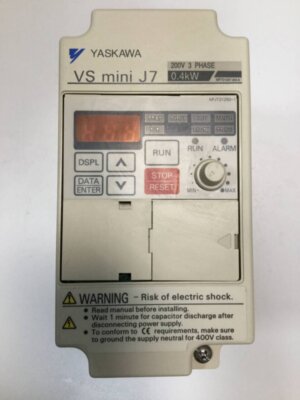 YASKAWA VS Mini J7 Inverter CIMR-J7AA20P4 Used #98586 | eBay