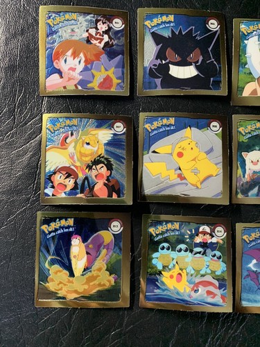 1999 Complete SET POKEMON 18 Gold Rare Sticker R01-R18 Artbox Series 1 RXX - Picture 6 of 6
