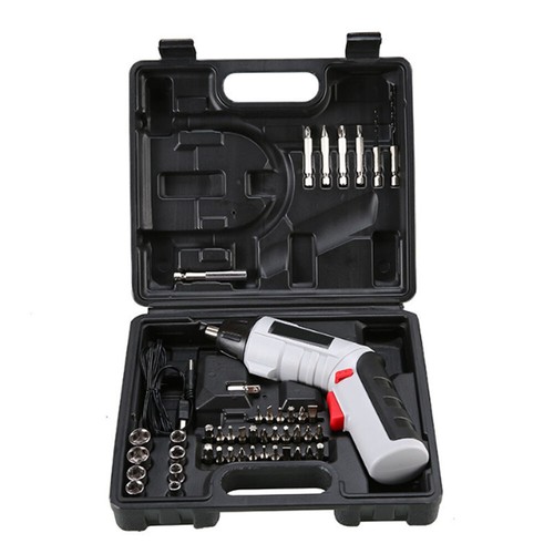 Small Cordless Screwdriver Screwdriver Head Set Rechargeable Power Tools - Picture 2 of 7
