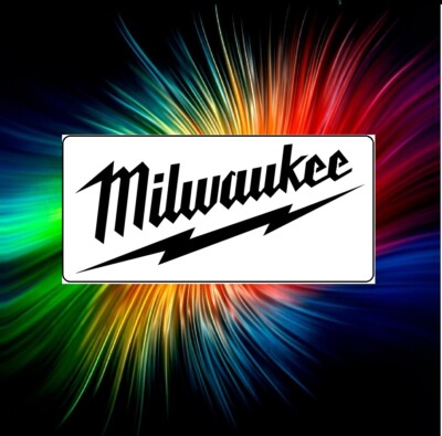 Milwaukee tools LOGO AIRBRUSH, PAINTING, Art, TEMPLATE, STENCIL  - custom order