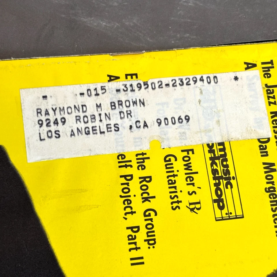 Vintage 1960s Down Beat Jazz Music 23 Magazine Lot w/ Ray Brown Mailing Labels! Foto 2 de 4