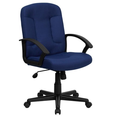 Flash Furniture Office Chair 36.25''X26.5''X27.25'' Swivel+Height Adjustment Navy