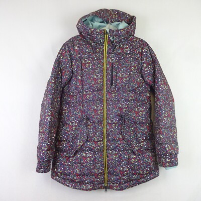 Nike 6.0 Jacke Damen Large Floral Padded Goose Down Ski Snowboard