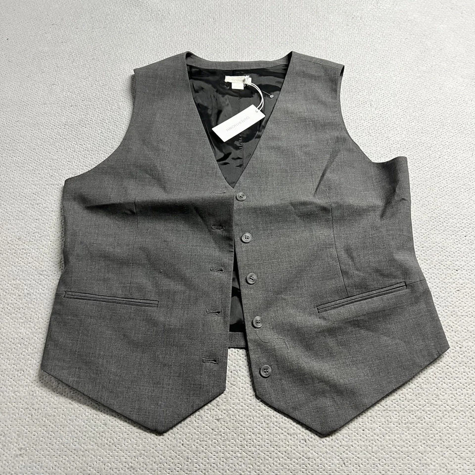 Outerknown 女式 Parker 背心灰色大号全新带标签 — 第 3/4 张图片