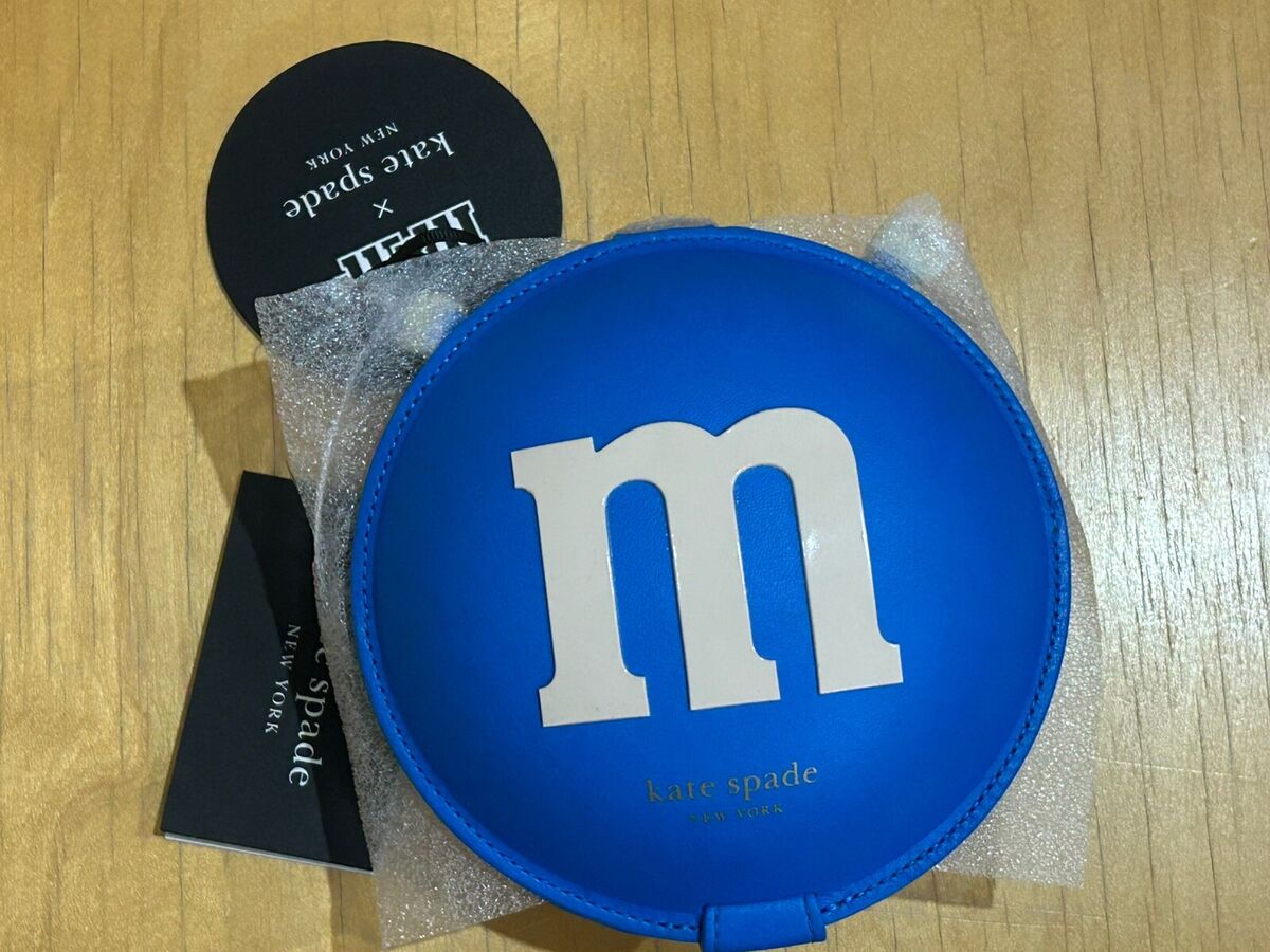 M&M’S x ケイトスペード Chain Coin Purse NWT Kate Spade X M&M's M&m Candy Blue Crossbody Coin Purse