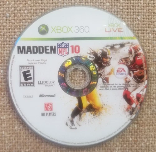 Madden NFL 10 - Xbox 360 (DISC ONLY)