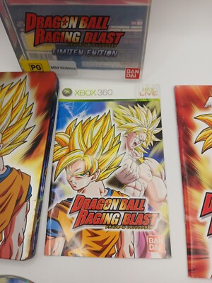 Dragon Ball Raging Blast Limited Edition Xbox 360 PAL AUS Complete
