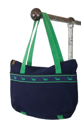 Sac à Main SEQUOIA Vintage - Toile Et Cuir Marron - Occasion Très Bon État