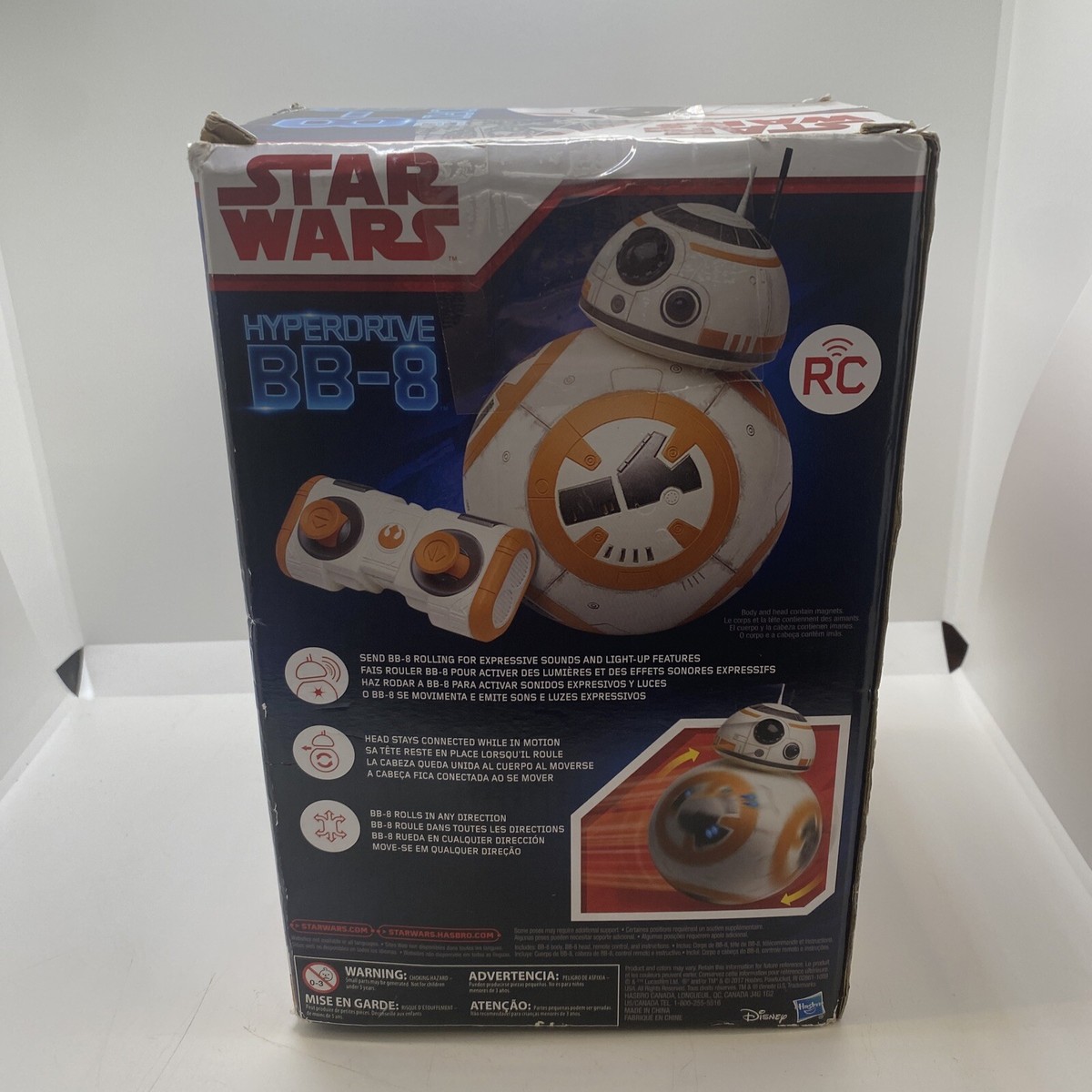 Hasbro (C1439) - Star Wars: The Last Jedi Hyperdrive BB-8, Remote