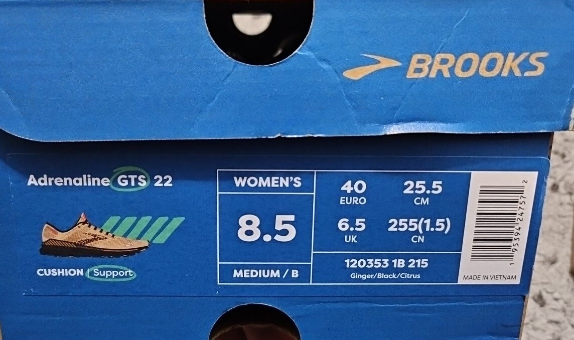 NEW Brooks Adrenaline GTS 22 Running Shoe Ginger/Cheetah Women's 8.5B eBay