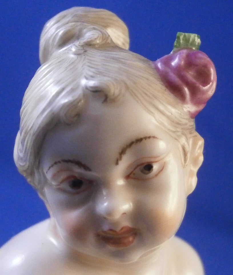Polychrome Nymphenburg Porcelain Juno Peacock Figure Figurine Porzellan Figur - Image 3 of 4