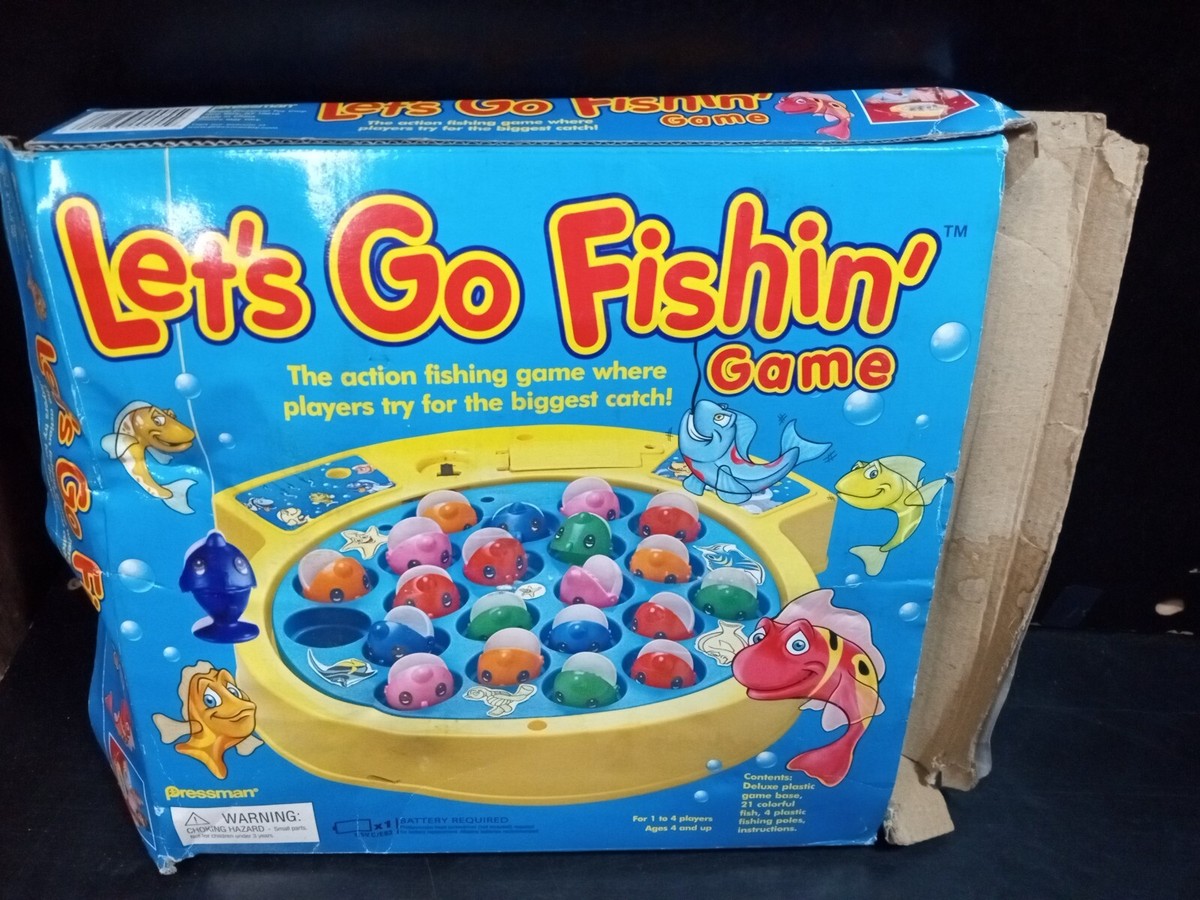 Pressman Let's Go Fishin' 123 in The Sea Game Pressman Let's Go Fishin' 123 in The Sea Game