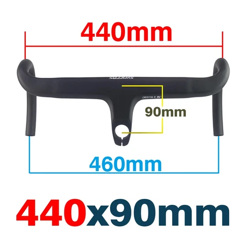 Cavo interno manubrio bici da strada in carbonio drop bar integrato con distanziali - Foto 39 di 43