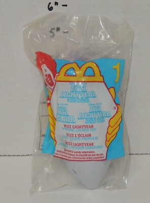2001 McDonalds Happy Meal Toy Disney Buzz Lightyear Of Star Command #1 MIP