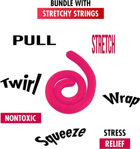 Giocattoli sensoriali bubbler movimento liquido - Set 5 pz pacchetto corde elastiche giocattoli fidget - Foto 5 di 7