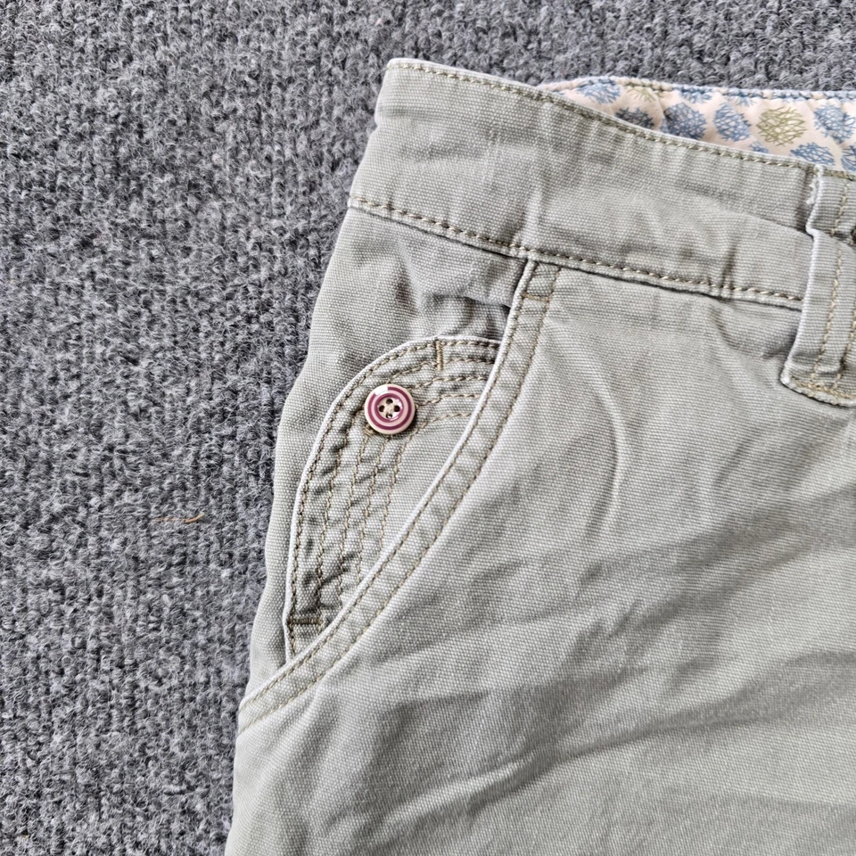 Horny Toad Pants Womens Size 8 Green Chino Straight Leg Low Rise Casual Capsule - Image 3 of 4