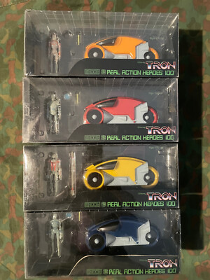 TRON REAL ACTION HEROES　メディコム・トイ Medicom Toy Disney TRON Real Action Heroes 100Series A-D Tron