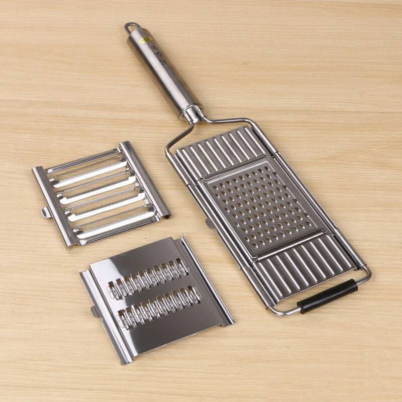 Multi functional Grater Stainless Steel Manual Slicer Shredder Cutter Vegetable