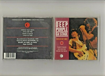 cd deep purple on stage - child in time