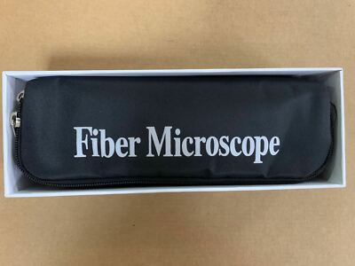 NEW Optical Fiber Optic Inspection Scope 400x Fiber Microscope,1.25/2.50mm 1PC