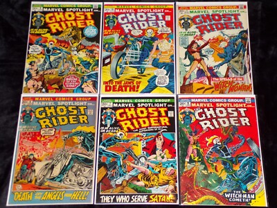 MARVEL SPOTLIGHT 6 7 8 9 10 11 GHOST RIDER COLLECTION 1972 LOT MISSING 1 5 28 32