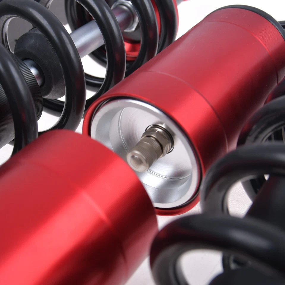 Federbeine 360mm. Gasstoßdämpfer pass. f. Simson S51 S50 S70 S83 SR50 TUNING ROT - Bild 3 von 4