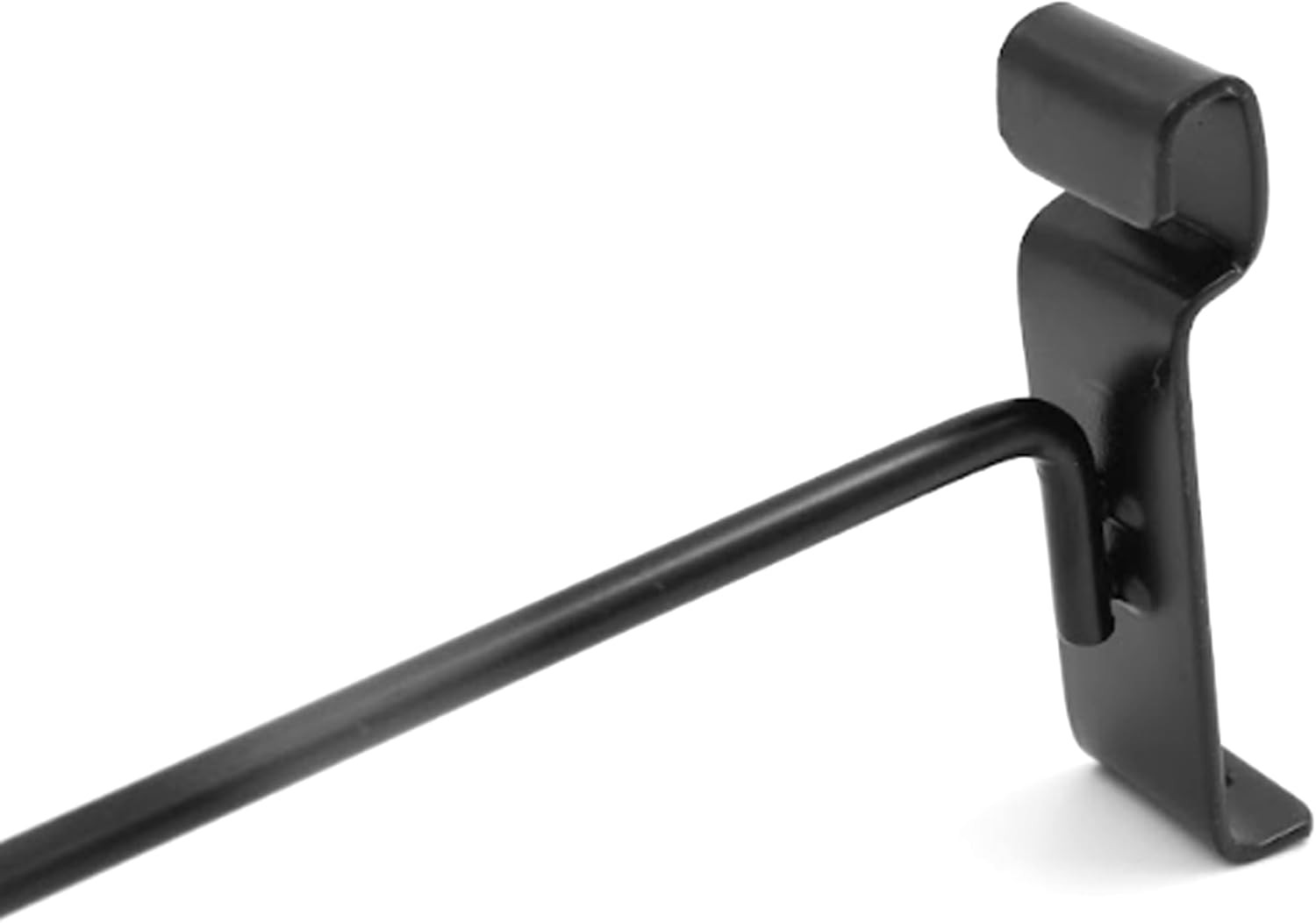 12 Inch Black Peg Hook for Wire Grid - Pack of 50 -Gridwall Hooks for Use With