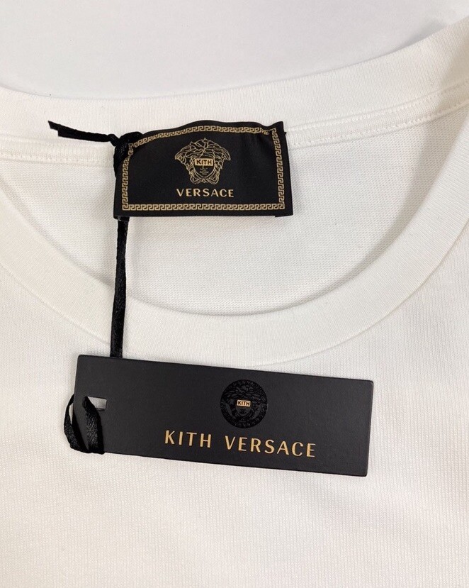 VERSACE x KITH WHITE GOLD LOGO T-SHIRT SIZE: XL | eBay VERSACE x KITH WHITE GOLD LOGO T-SHIRT SIZE: XL | eBay